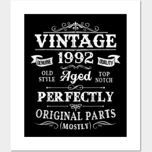 Vintage 1992 28th Birthday Gift 28 Years Old Posters and Art